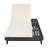 Acacia Wood Chaise Lounge With Water-Resistant Cushions And Adjustable Headrest For Ultimate Outdoor Comfort-2078876668