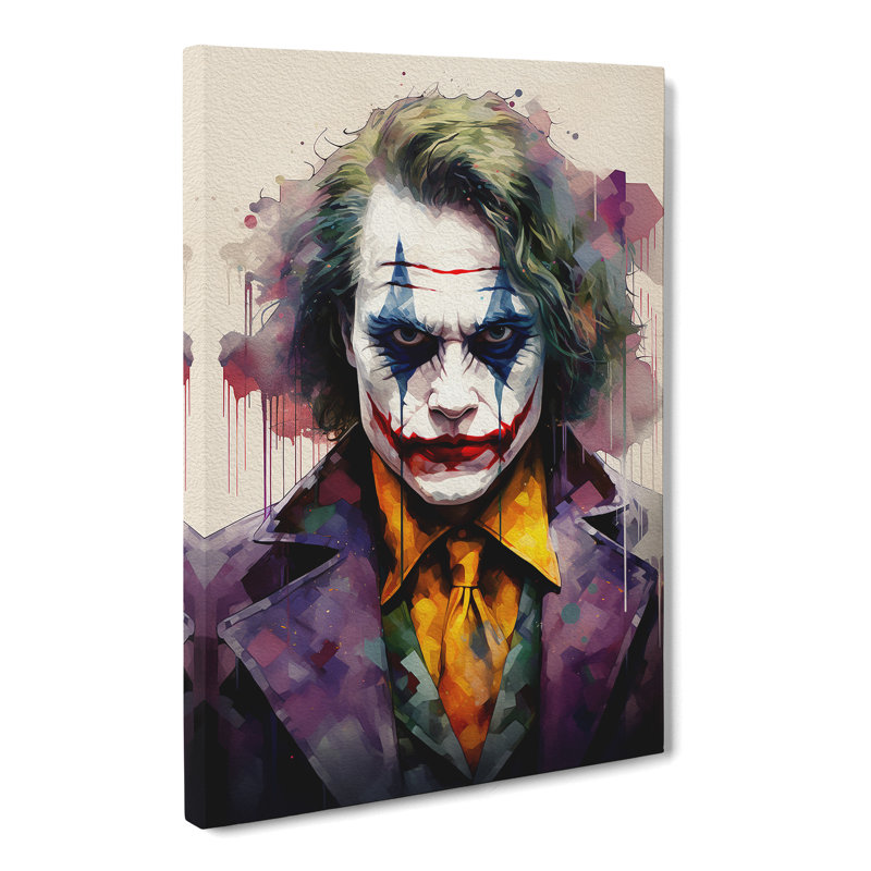 Joker Geometric - No Frame Print, 50cm H x 35cm W x 3cm D