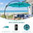11FT Patio Market Umbrella with Crank and Tilt, Vented Polyester Canopy, Steel Ribs, Outdoor Sun Shade Umbrella-1780098588-1780098578