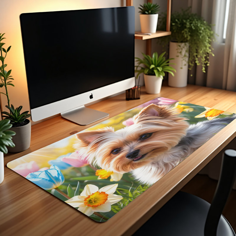 Polyester Desk Pad, 23.6x13.8
