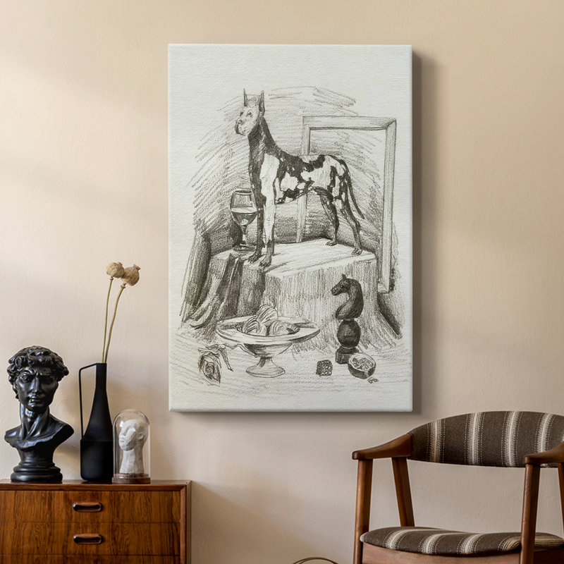 A Gentleman VI - galerie Cavas sur mesure, H 18 po x l 12 po