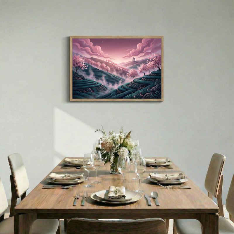 Art mural sur toile Teal, H 24 po x l 36 po