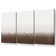 Abstract Ocean Beige On White Canvas 3 Panel Set