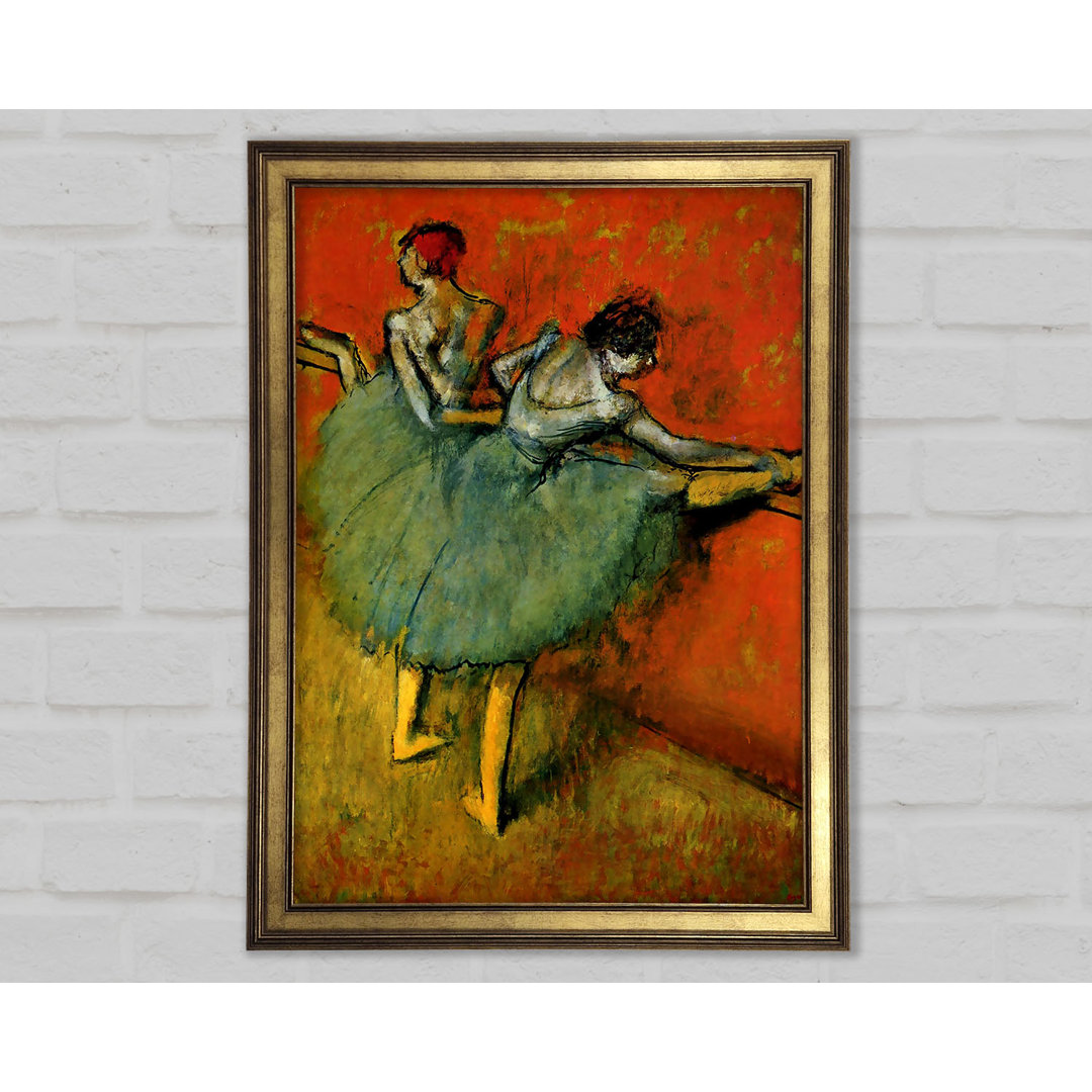 Tänzerinnen an der Bar #1 von Degas - Einzelne Bilderrahmen Kunstdrucke