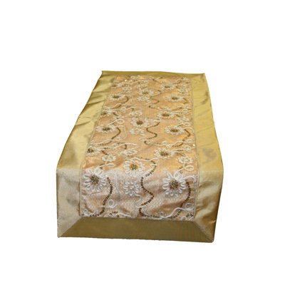 Alisson Embroidered Sequins Table Runner