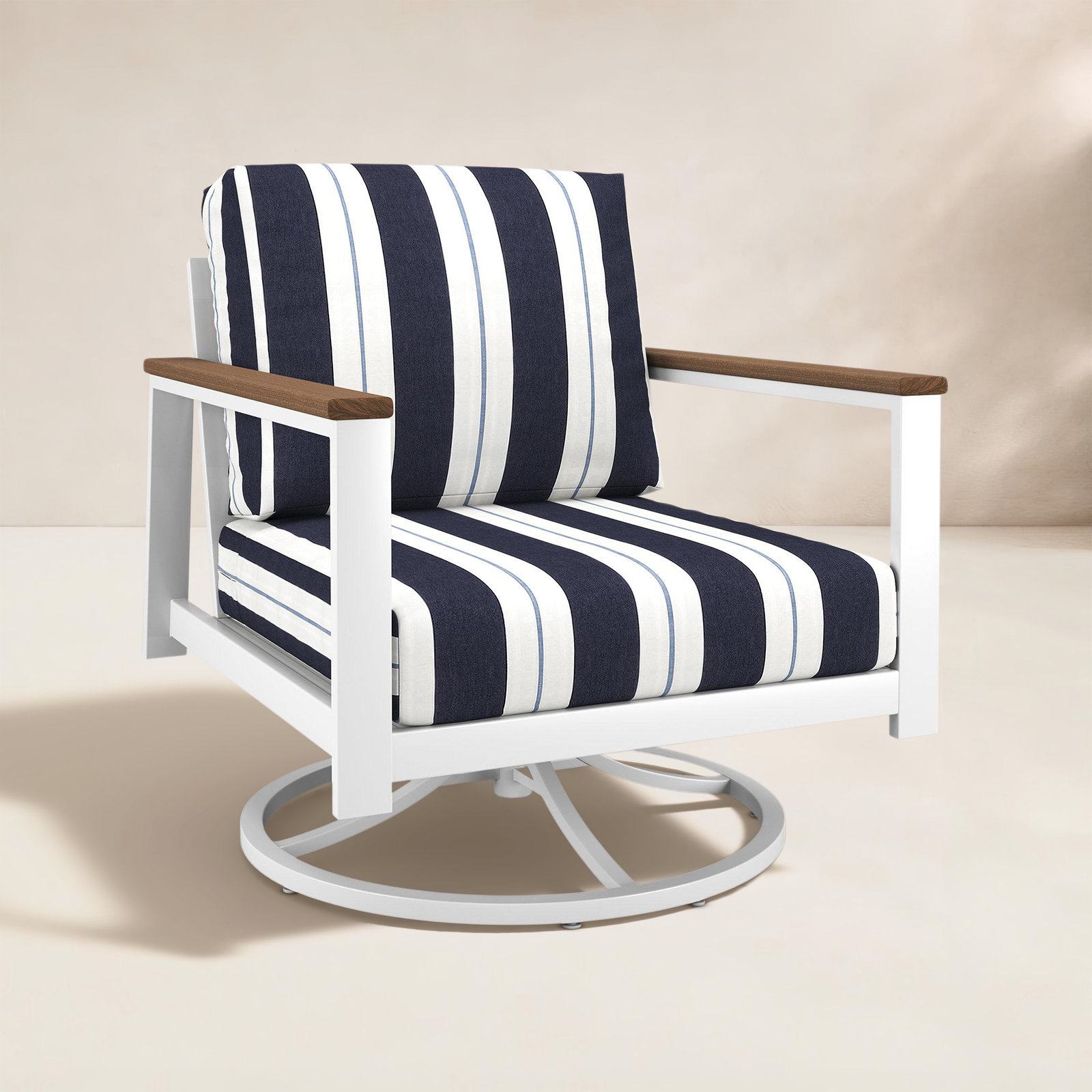 Townsend Sunbrella® Patio Lounge Chair, Brown