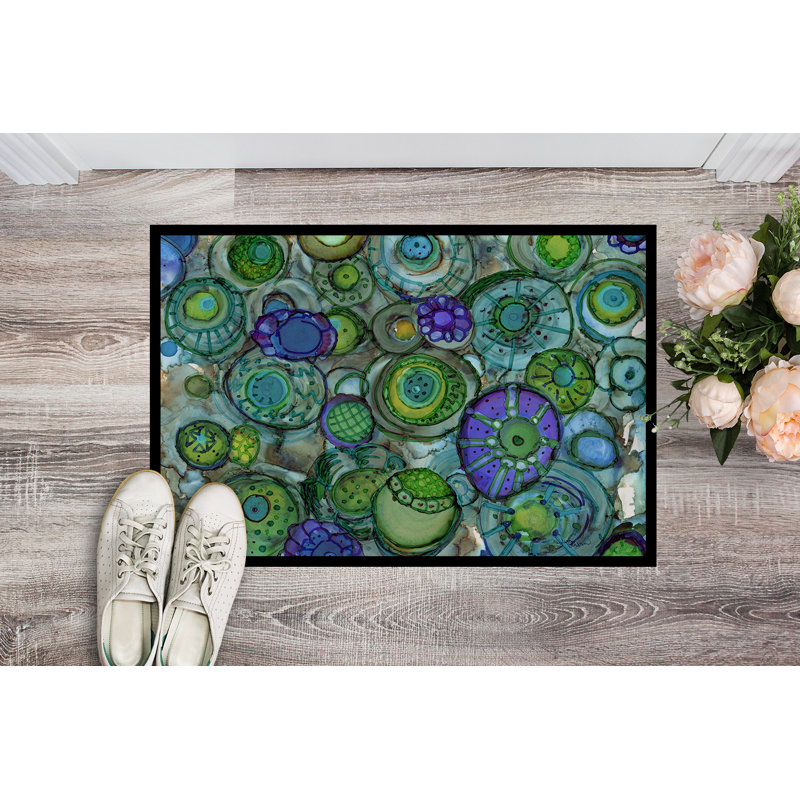 Medena Non-Slip Outdoor Doormat, Rectangle 1'6" x 2'3"