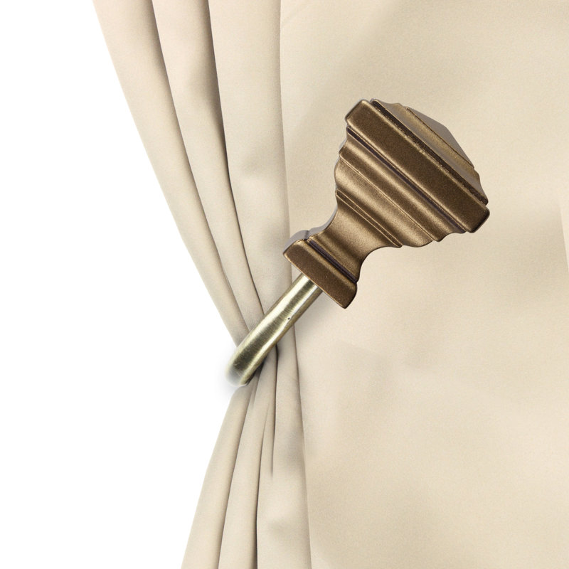 Curtain Holdback, Antique Brass
