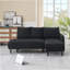 long, en tissu velours côtelé, avec trois coussins assortis et des sièges spacieux et confortables, pour le salon de bureau -326743309-326743312