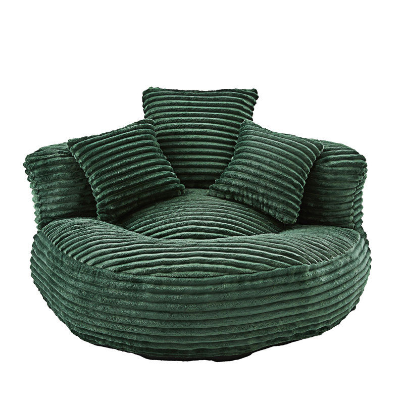 Fauteuil à billes avec coussins, Emerald