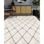 Moroccan Hand Knotted Wool Geometric Area Rug-106953056