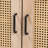 Baxton Studio Pavone Mid-Century Modern Oak Brown Wood Kitchen Cabinet