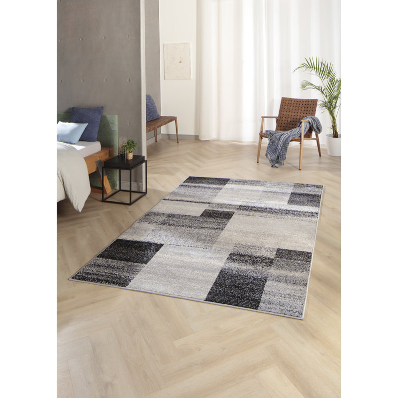 Ylva Geometric Shag Area Rug, Rectangular 240 x 340 cm
