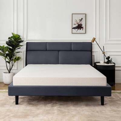 Alwyn Home Bulwell 8'' Medium Green Tea Infused Infused Gel Memory Foam Mattress