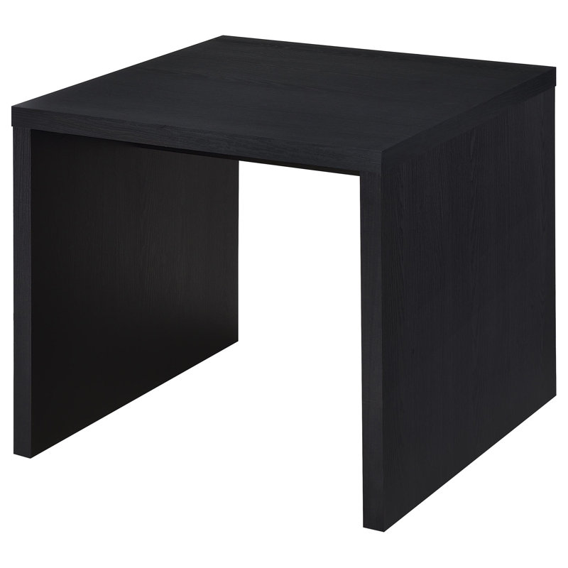 Canyon Black  Square Side End Table