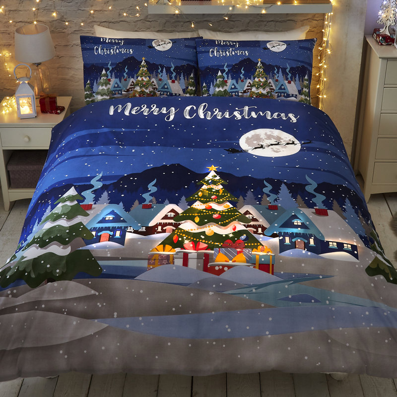 Reese Duvet Cover Set with Pillowcases Included, Double Duvet Cover (200 x 200cm)