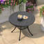 2-Person Round Outdoor Dining Set With Blue Colour Cushion
