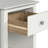  One Drawer End Table/Nightstand - White-694660314