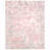 Blush Hand Knotted Tencel Abstract Area Rug in Petal