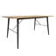 Arrowood Metal Base Dining Table-794777386