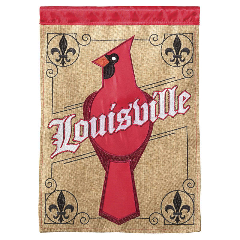 Flag Louisville Cardinal Polyester 29x42