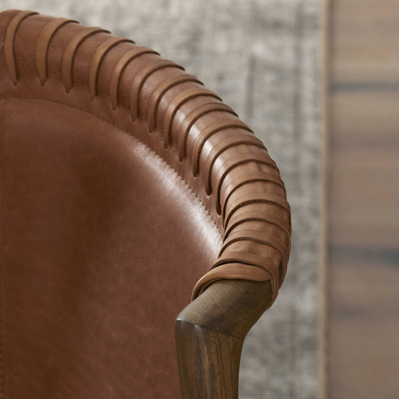Baden Leather Upholstered Dining Chair, Lamont Nettlewood, Lamont Nettlewood