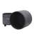 S/2 TRIBAL LOOK FOOTED PLANTER 6/8", BLACK