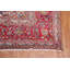 Tapis bleu marine à motif floral 10 x 13