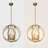 4 - Light Dimmable Sphere Chandelier With Light Bulbs