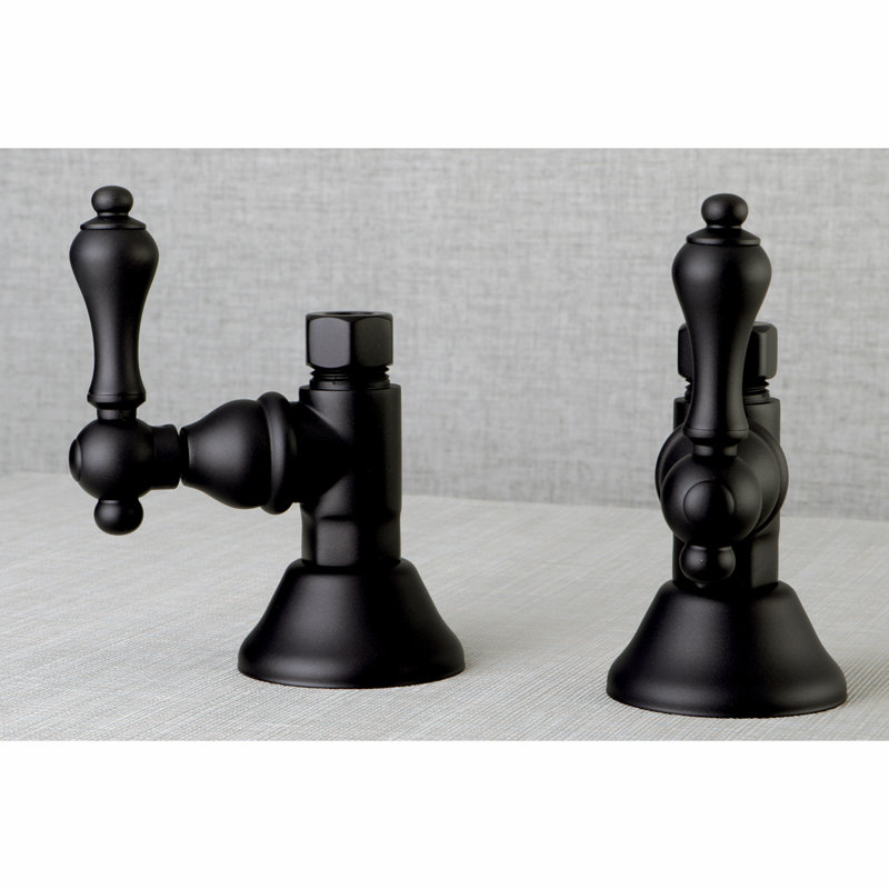Soupape d'arrêt droite 1/4 "FIP x 1/2" Kingston, Bronze huilé