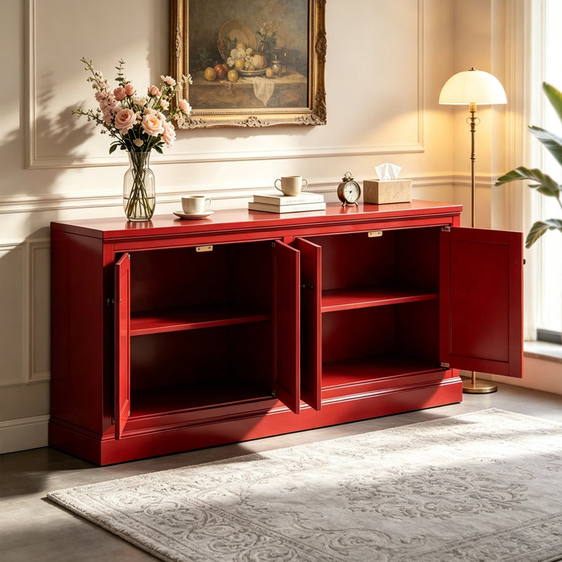 Buffet de style américain, Rouge