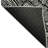Premium Machine Washable Prisco Black Rug-1720557828