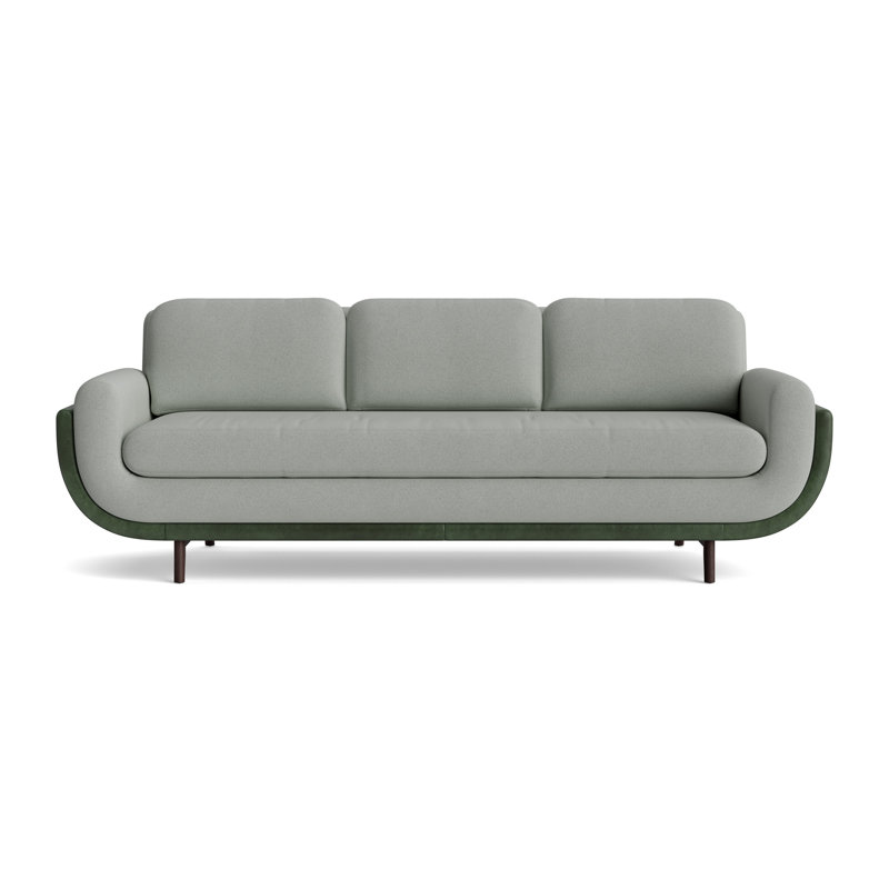 Regatta 100 Sofa, Boucle - Mineral Green/Bedford - Evergreen, Java