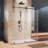 60" W X 36" D X 76" H Sliding Frameless Shower Enclosure With 3/8 Clear Glass-125928403-126249047