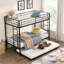 METAL Bunk Bed With Trundle-429825160