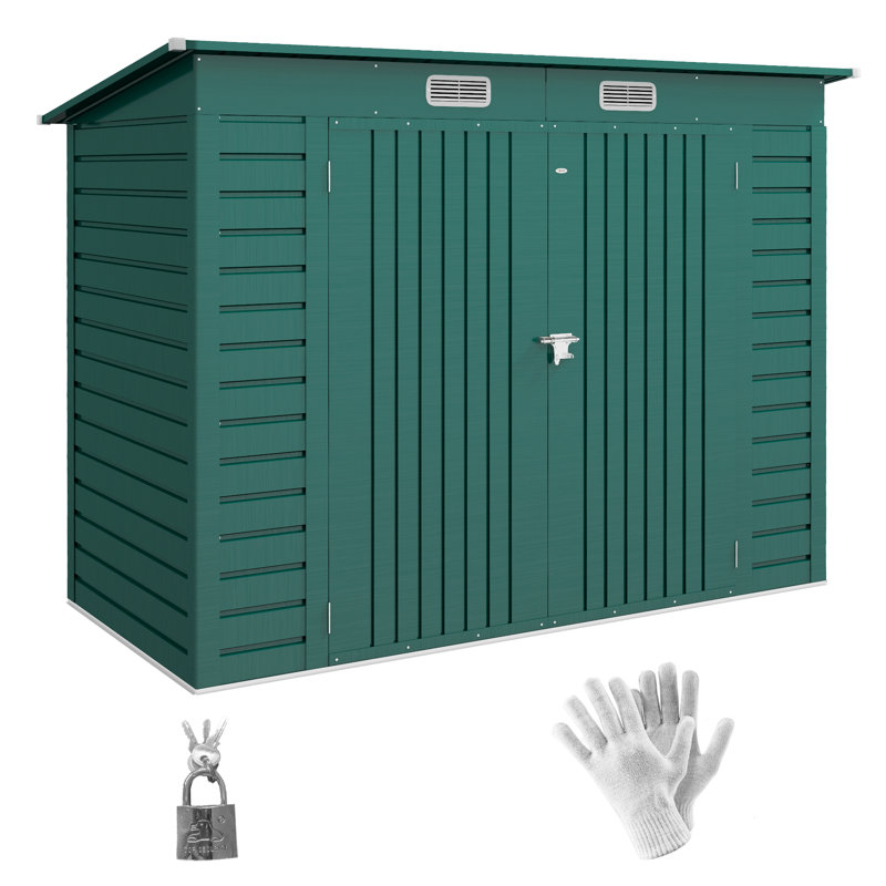Garden Storage Shed, Green