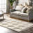High/Low Diamond Tassel Area Rug-264346310