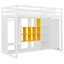 Lit mezzanine en bois avec garde-robe, tablettes et armoire-2060038469-2060038470