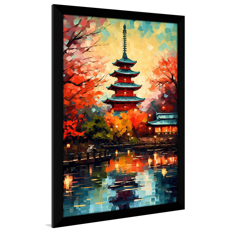 "Senso-ji, un ancien temple bouddhiste à Asakusa, Tokyo, Japon" par V2 Design Co., reproduction sur acrylique