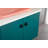 Wenty 14.5'' Chrome Rectangular Bathroom Sink