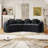 Boneless 2-Piece Curved Compressed Sectional Sofa, Symmetrical Modular Design-415156620