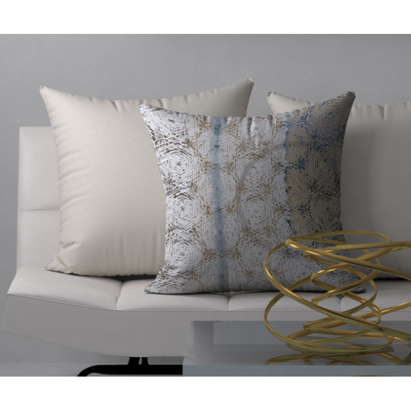 Housse de coussin carrée gratifiante et insert, 18 po x 18 po