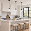 1 Glass and Iron Chandelier-2091181690