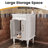 24" Bathroom Vanity with Faux Marble Top and Ceramic Sink-1031146557