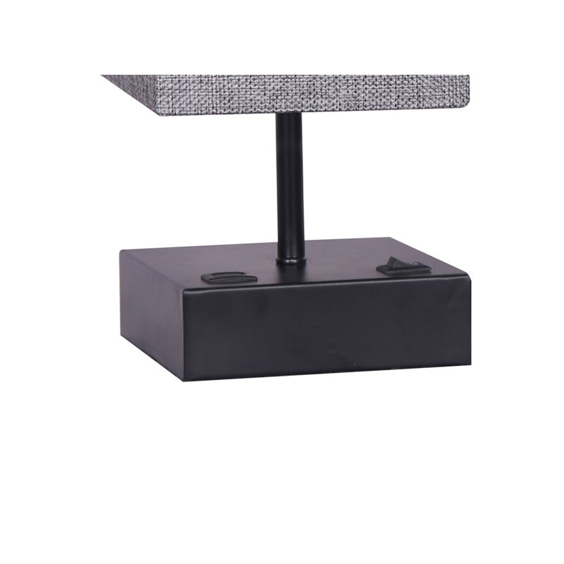 Niav Metal Table Lamp Set with USB (Set of 2)
