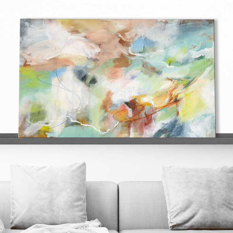 Possibilités - Peinture, Toile tendue, H 18 po x l 30 po x P 1 po