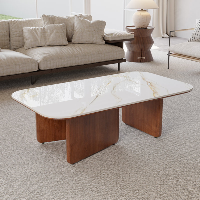 Table basse Stond, Blanc