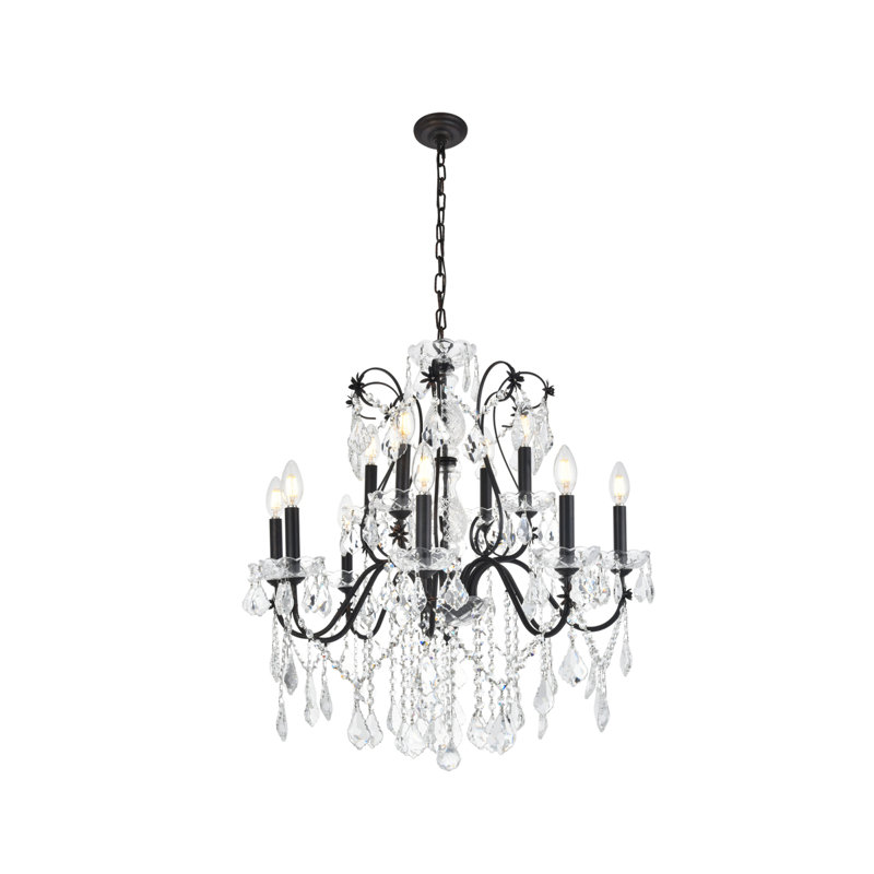 Chandelier, 12, Chrome