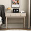 Bureau moderne en bois massif et en pierre frittée minimaliste-1171459530