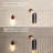 Rechargeable Motion Sensor Wall Sconces Auto Portable Wireless Bubble Tube LED Night Lights with Magnetic Base for Hallway Wardrobe